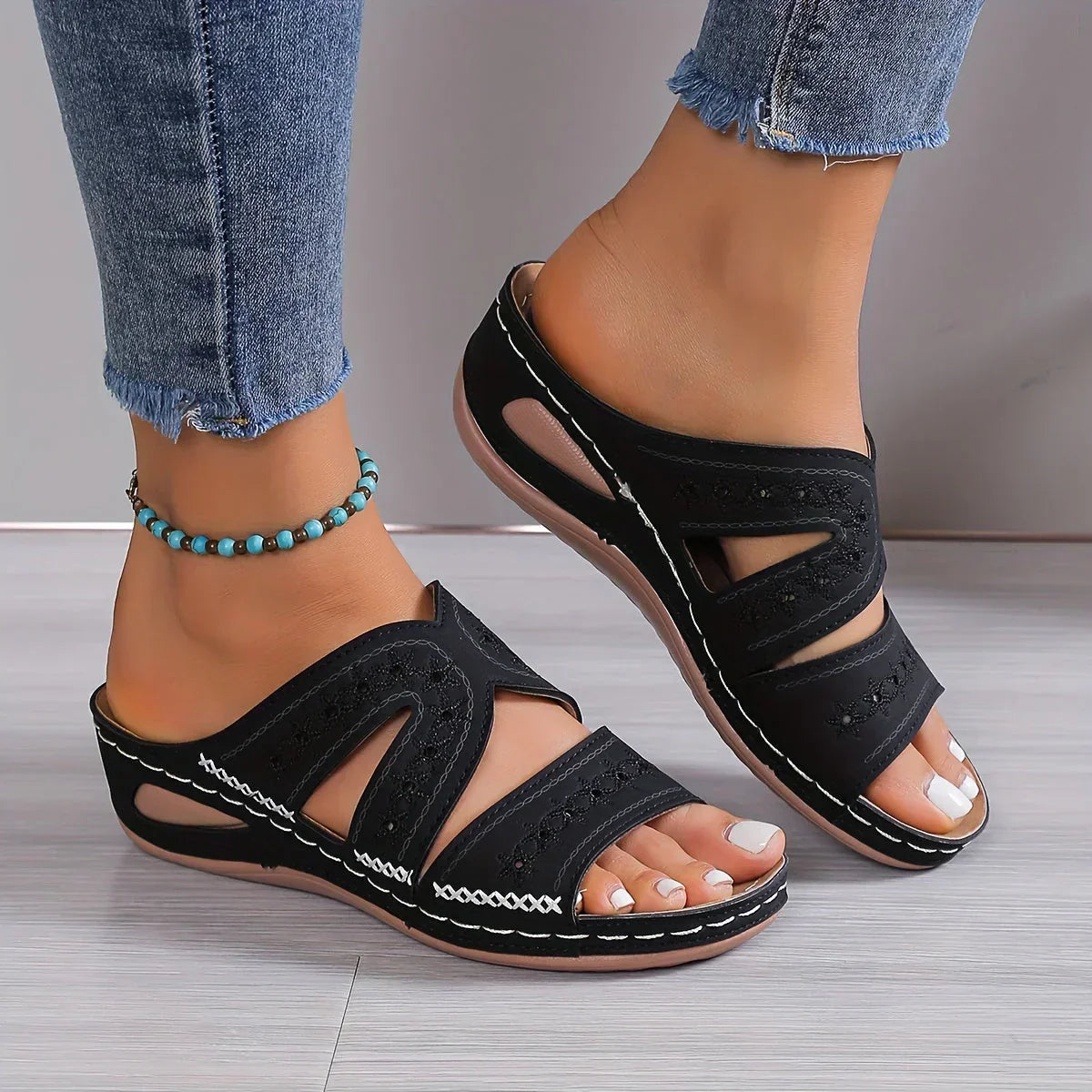 Gabriela | Sandalias ortopédicas cómodas para mujer.
