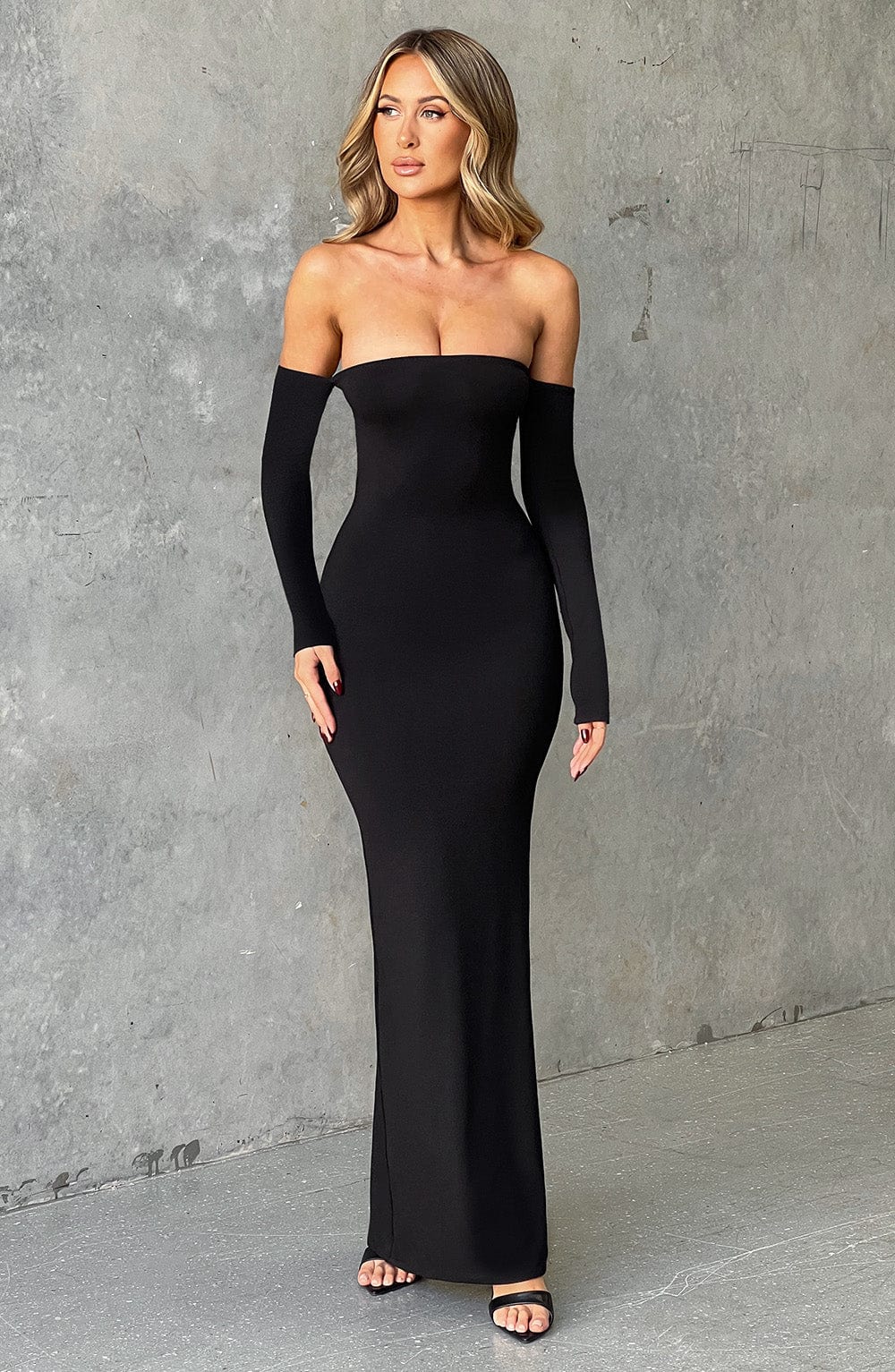 Vestido Maxi Daphne - Negro Azabache