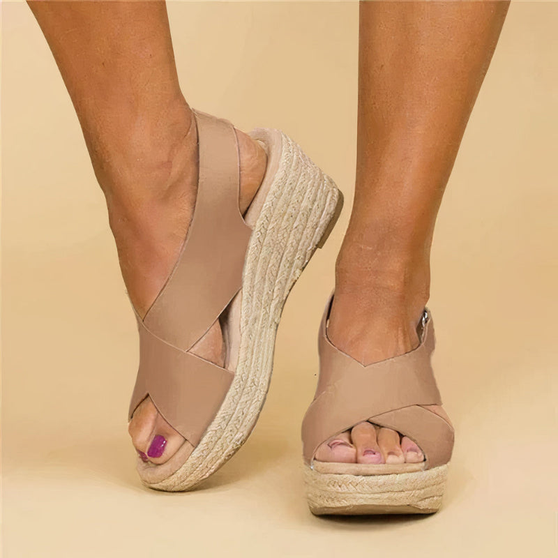 Kimberly | Sandalias de cuña cómodas para el verano.