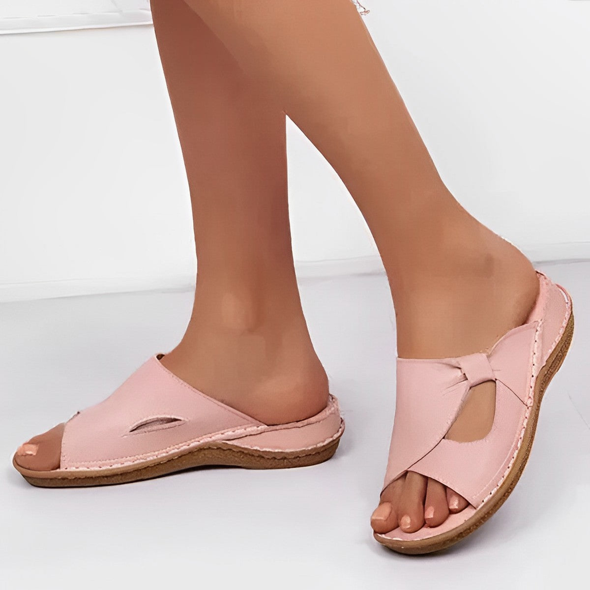 Skylar | Sandalias ortopédicas de piel.