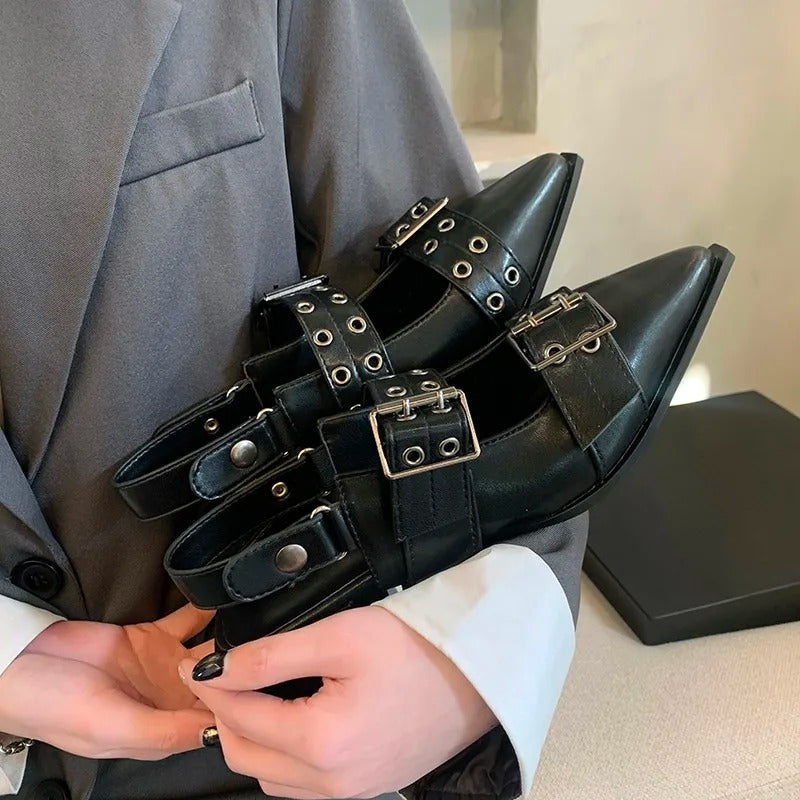 Poliana | Sandalias de encaje elegantes