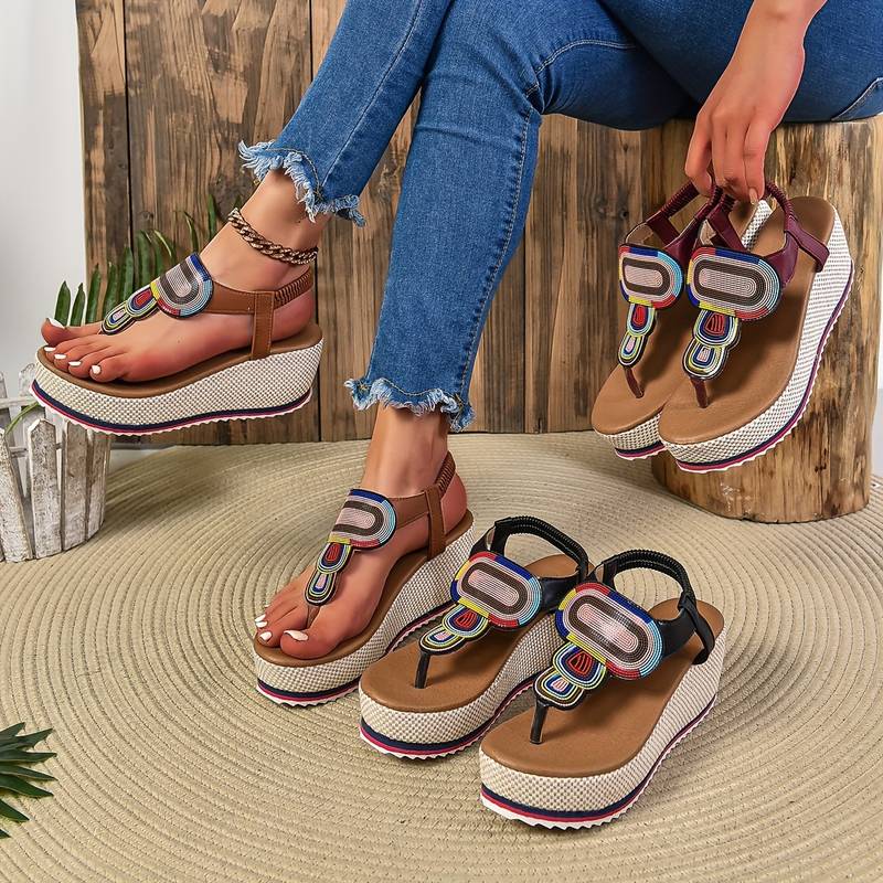 Roxy | Sandalias ligeras con plantilla ortopédica.