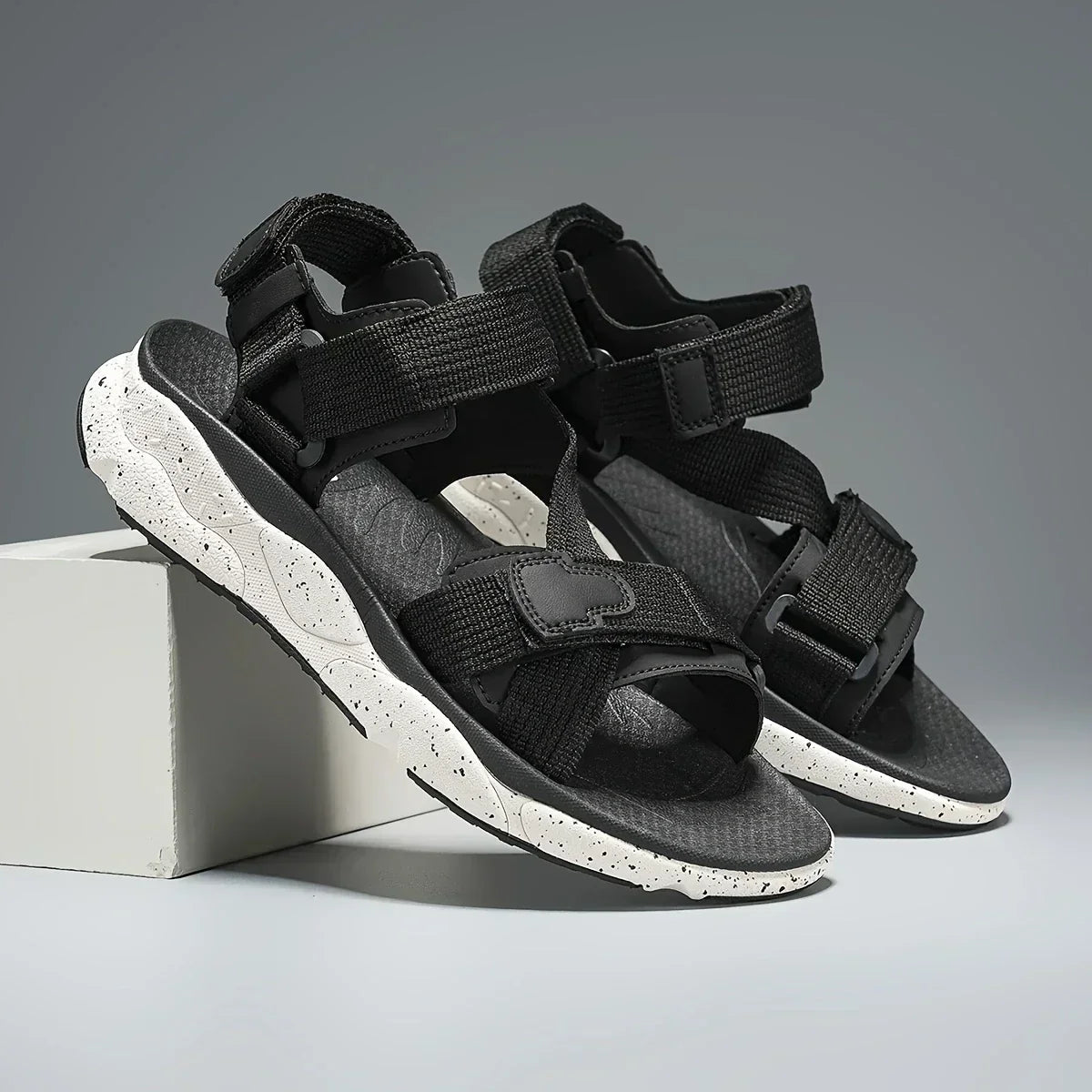 Jessica | Sandalias Antideslizantes Con Cierre De Gancho Y Ojal