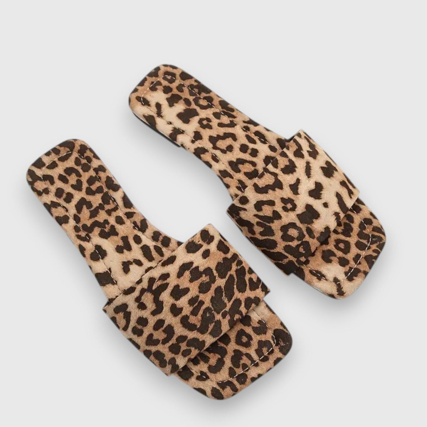 Verónica | Sandalias con estampado de leopardo