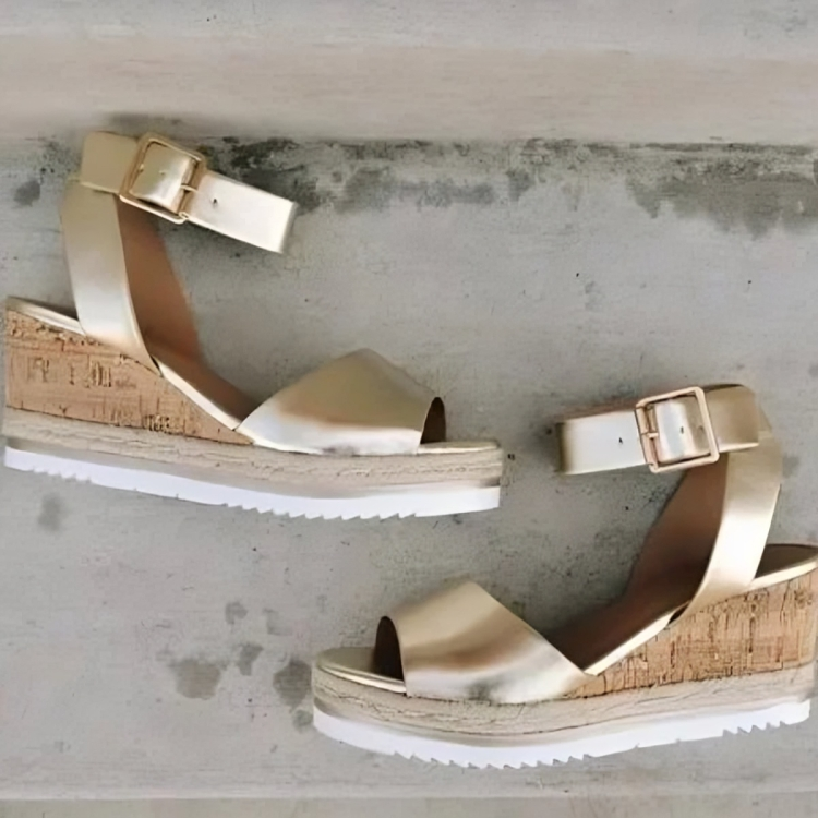 Zoé | Sandalias con tacón de cuña con estilo