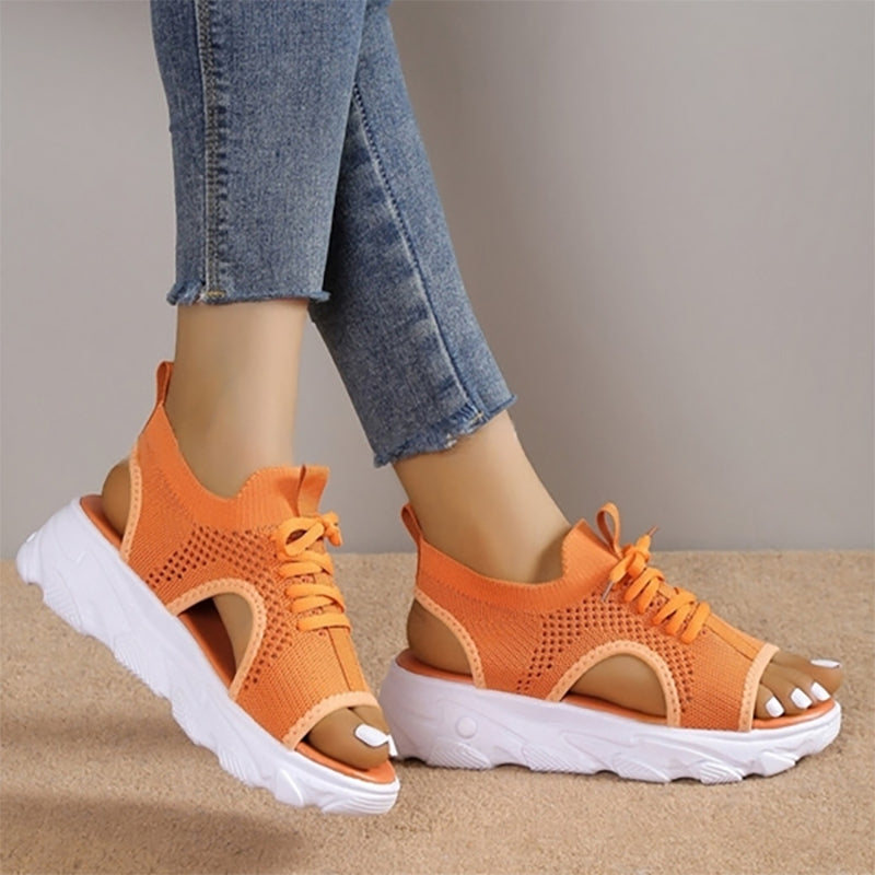 Laurene | Sandalias de plataforma transpirables