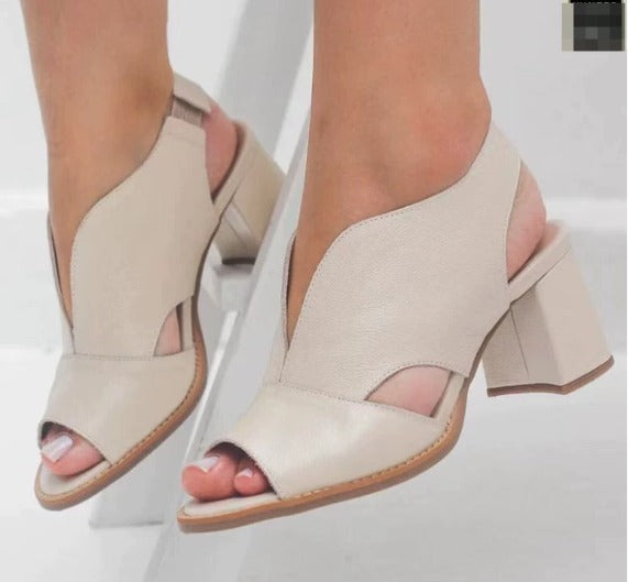 Emilia | Elegancia en sandalias de mujer fabricadas en piel auténtica.