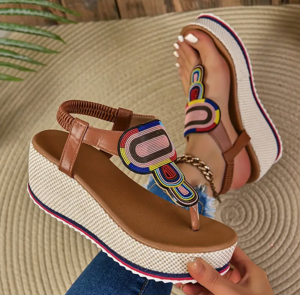 Roxy | Sandalias ligeras con plantilla ortopédica.