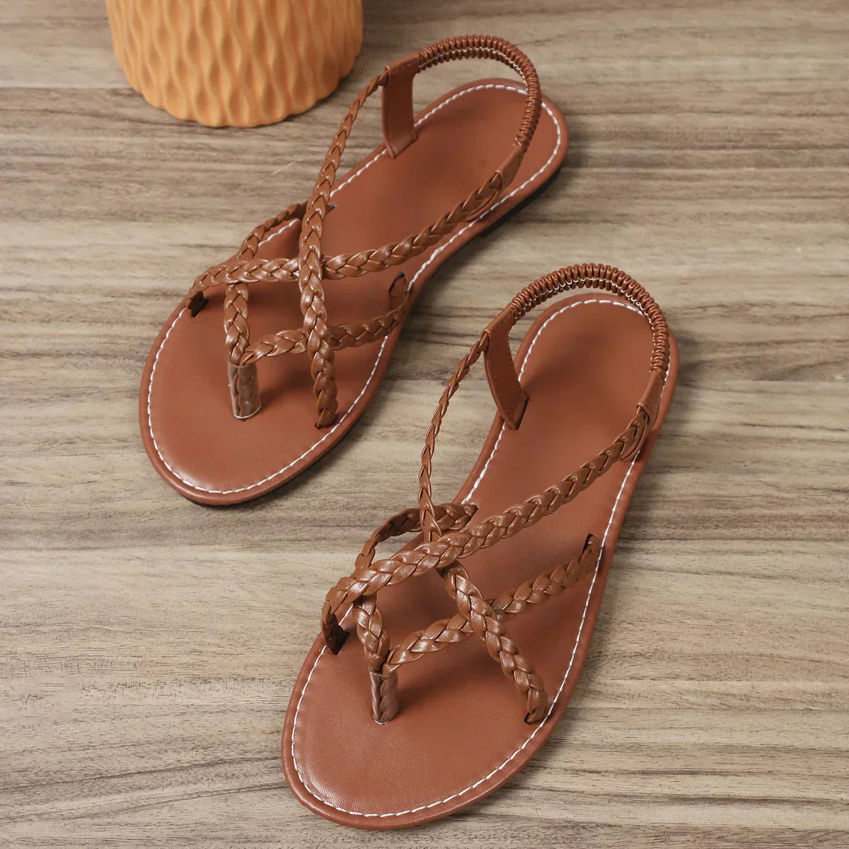 Josefina | Sandalias planas de verano para mujer.