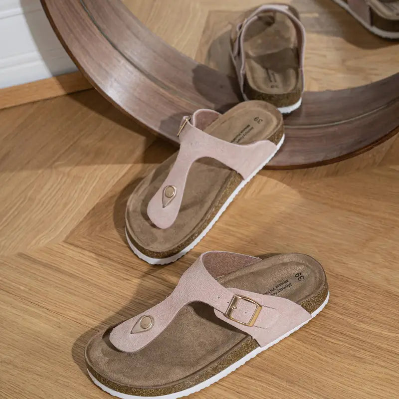 Rosa | Sandalias cómodas con plataforma