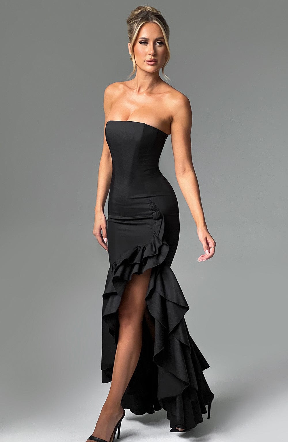 Vestido Maxi Angelina - Negro