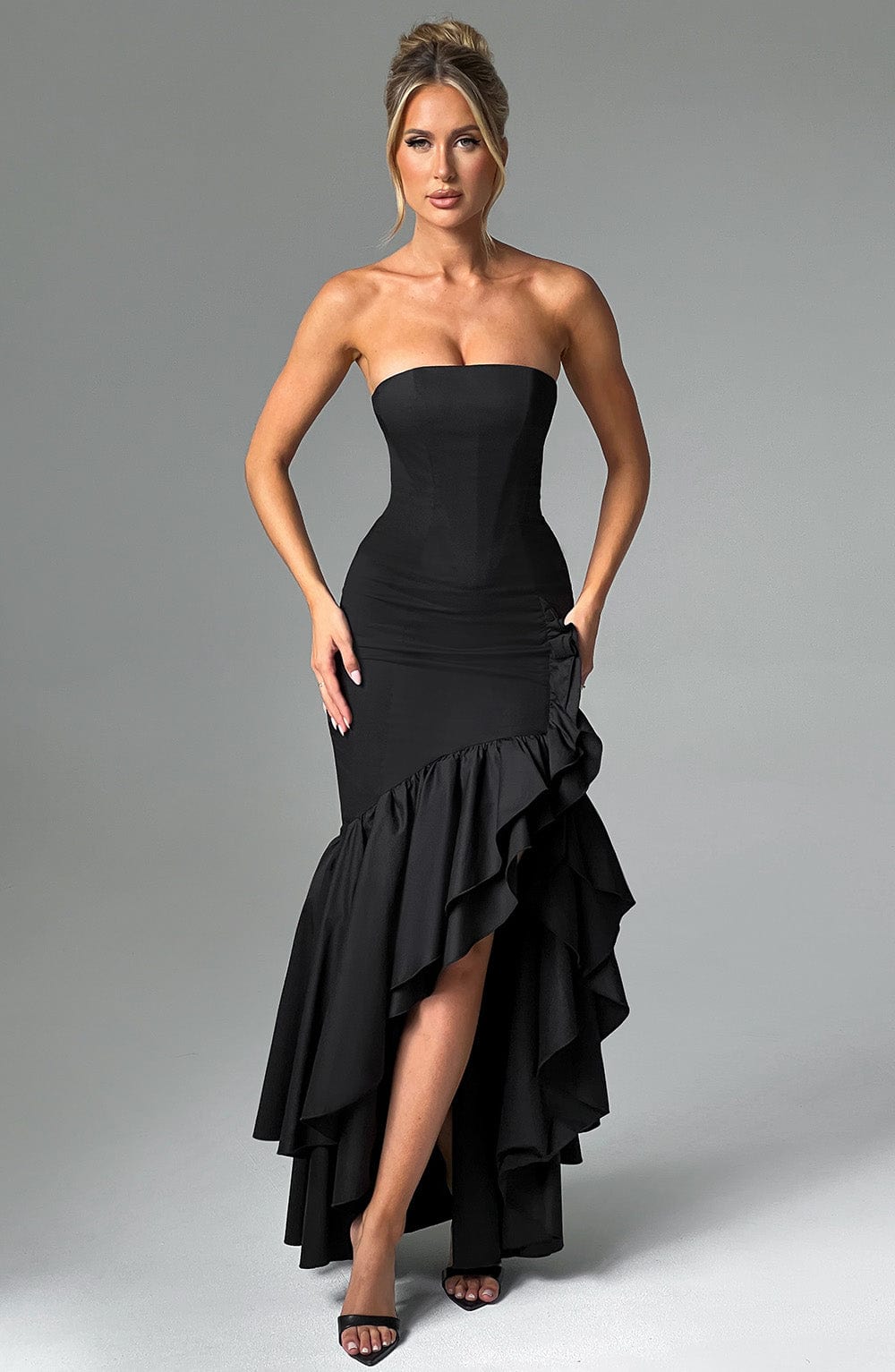 Vestido Maxi Angelina - Negro