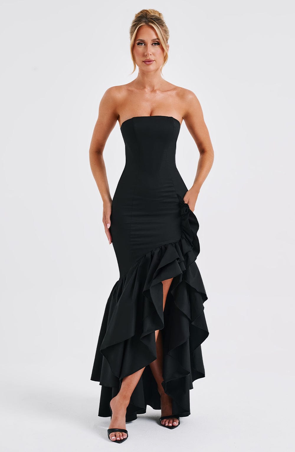 Vestido Maxi Angelina - Negro