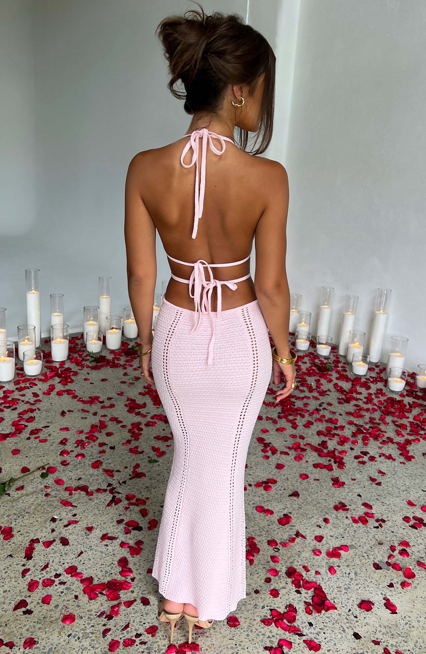 Vestido Maxi Arabella - Rosa