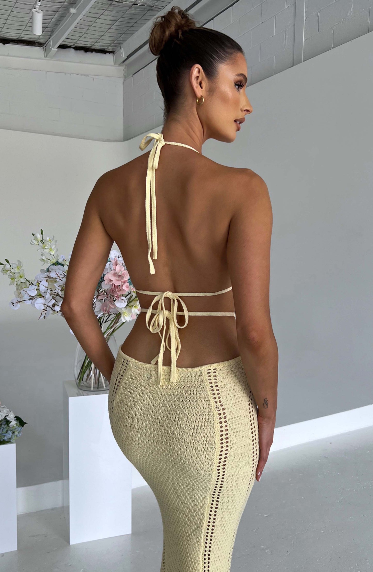 Vestido Maxi Arabella - Limón