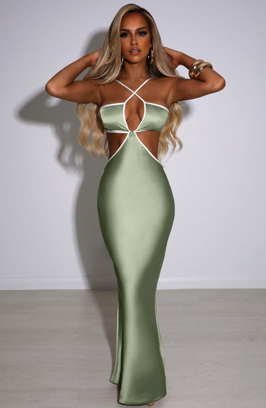 Vestido Maxi Arlo - Salvia