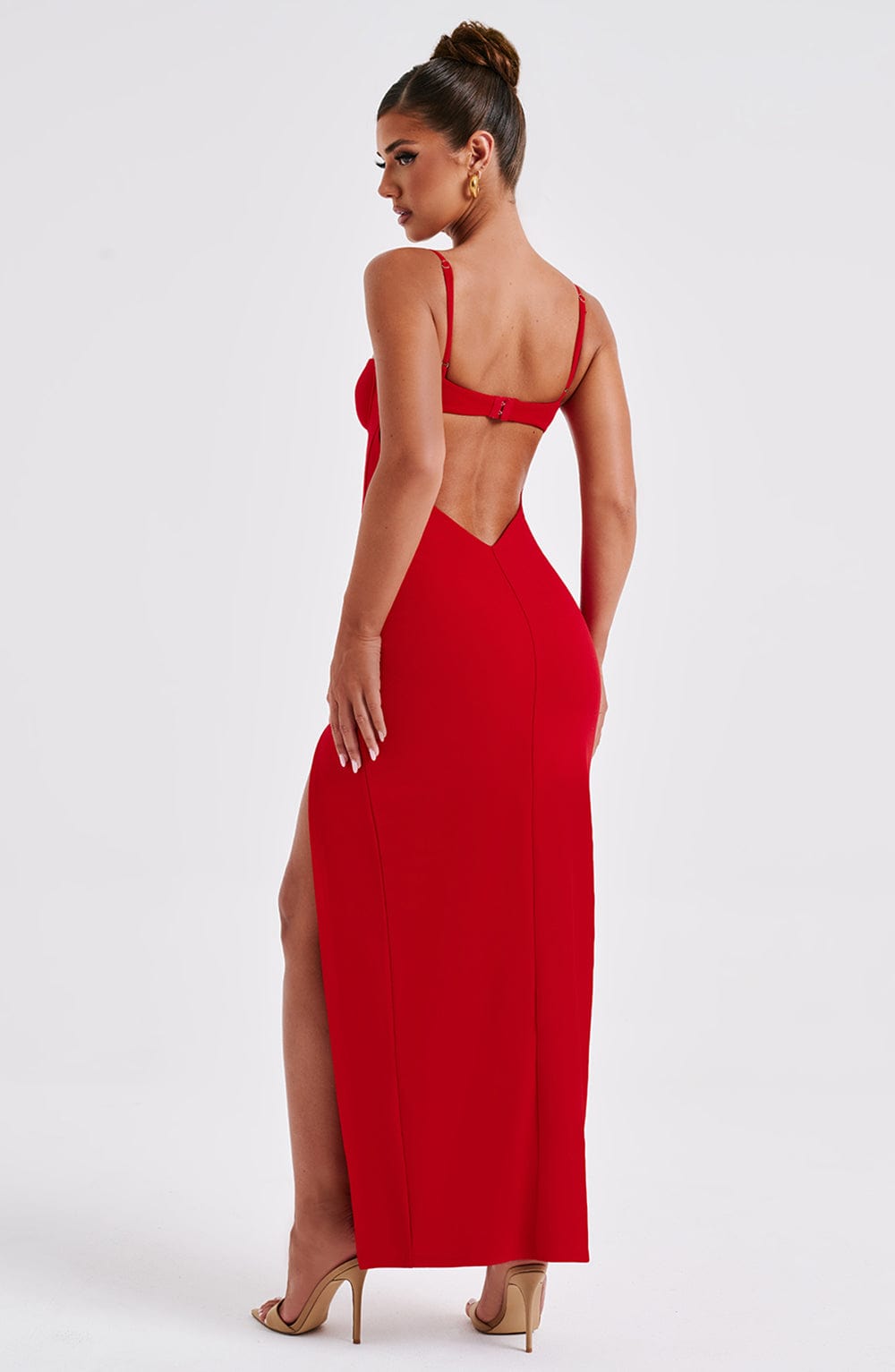 Vestido Maxi Asteria - Rojo