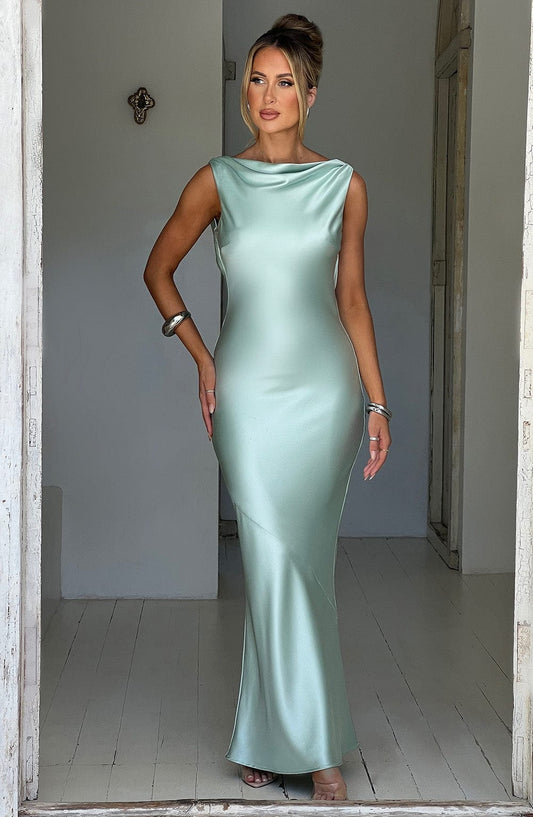 Vestido Maxi Azuri - Turquesa