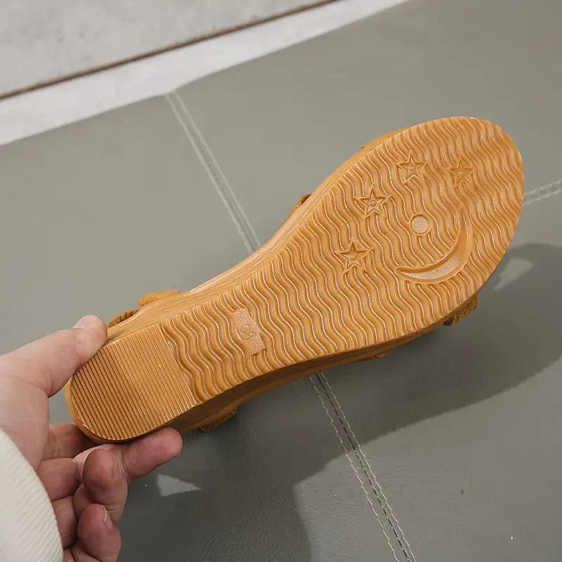 Laura | Sandalias cuña estilo boho