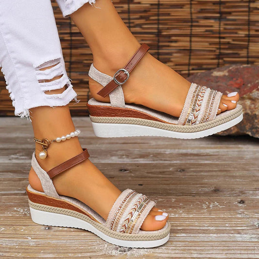 Karen | Sandalias de verano con estilo Boho para mujer