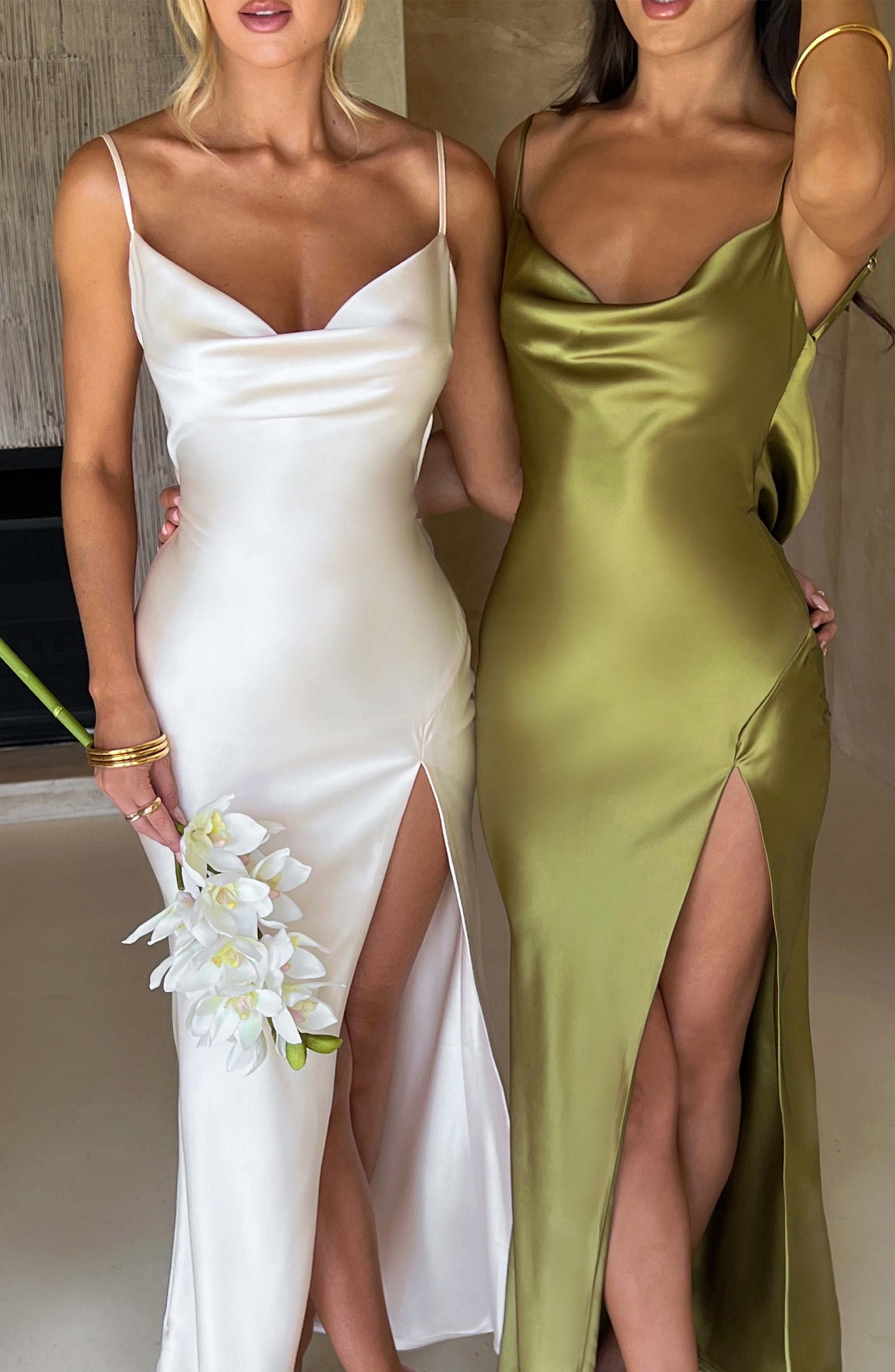 Vestido Maxi Celestina - Caqui