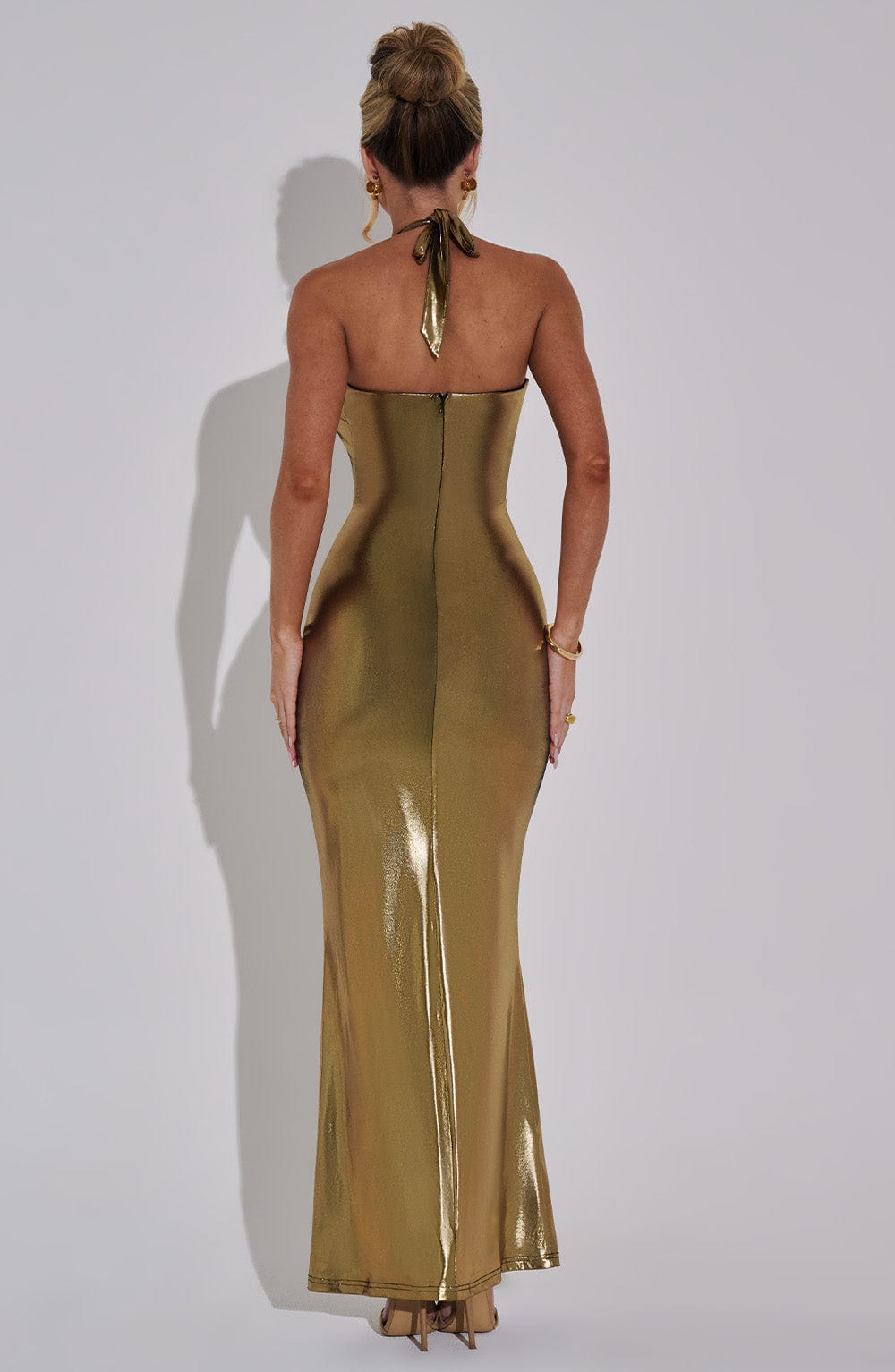 Vestido Maxi Chrishelle - Oro