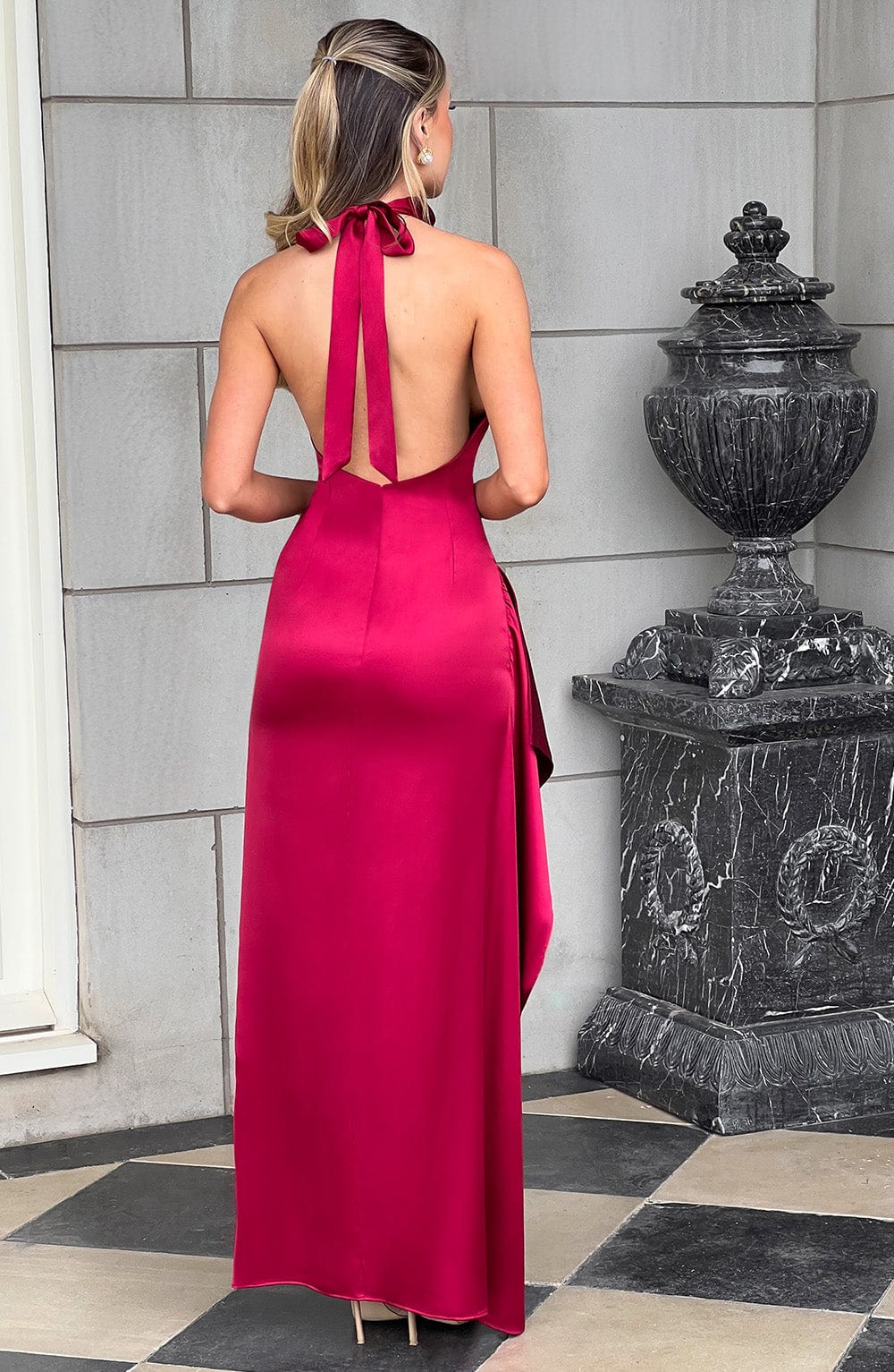 Vestido Maxi Colette - Burdeos