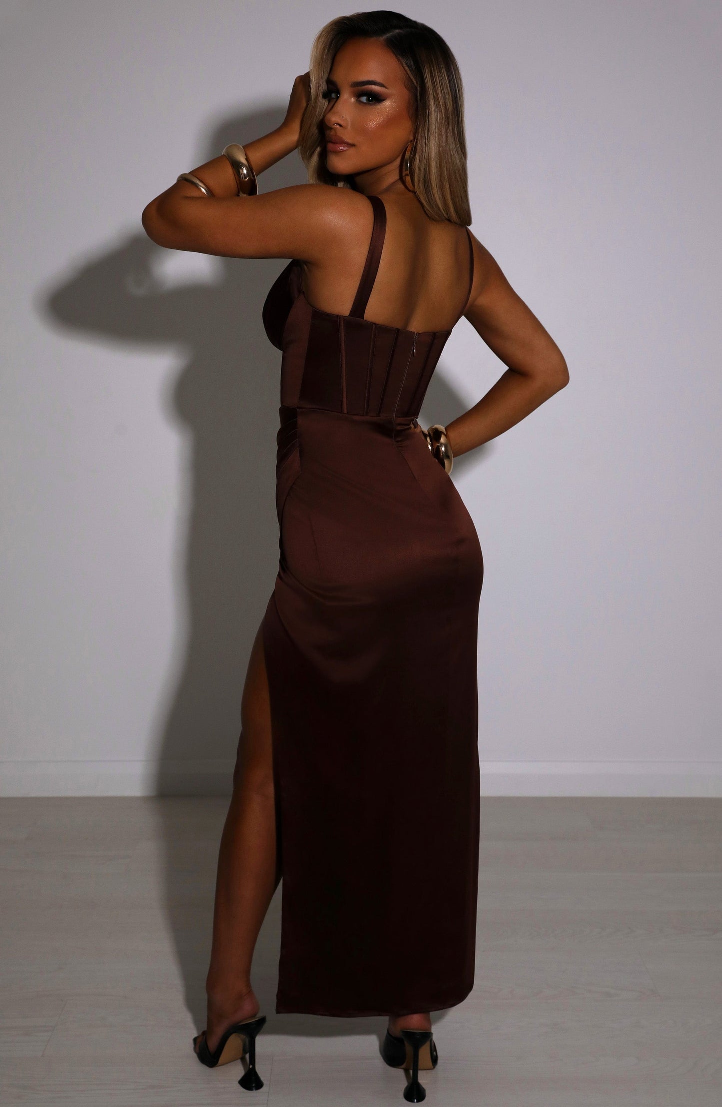 Vestido Maxi Cordelia - Chocolate