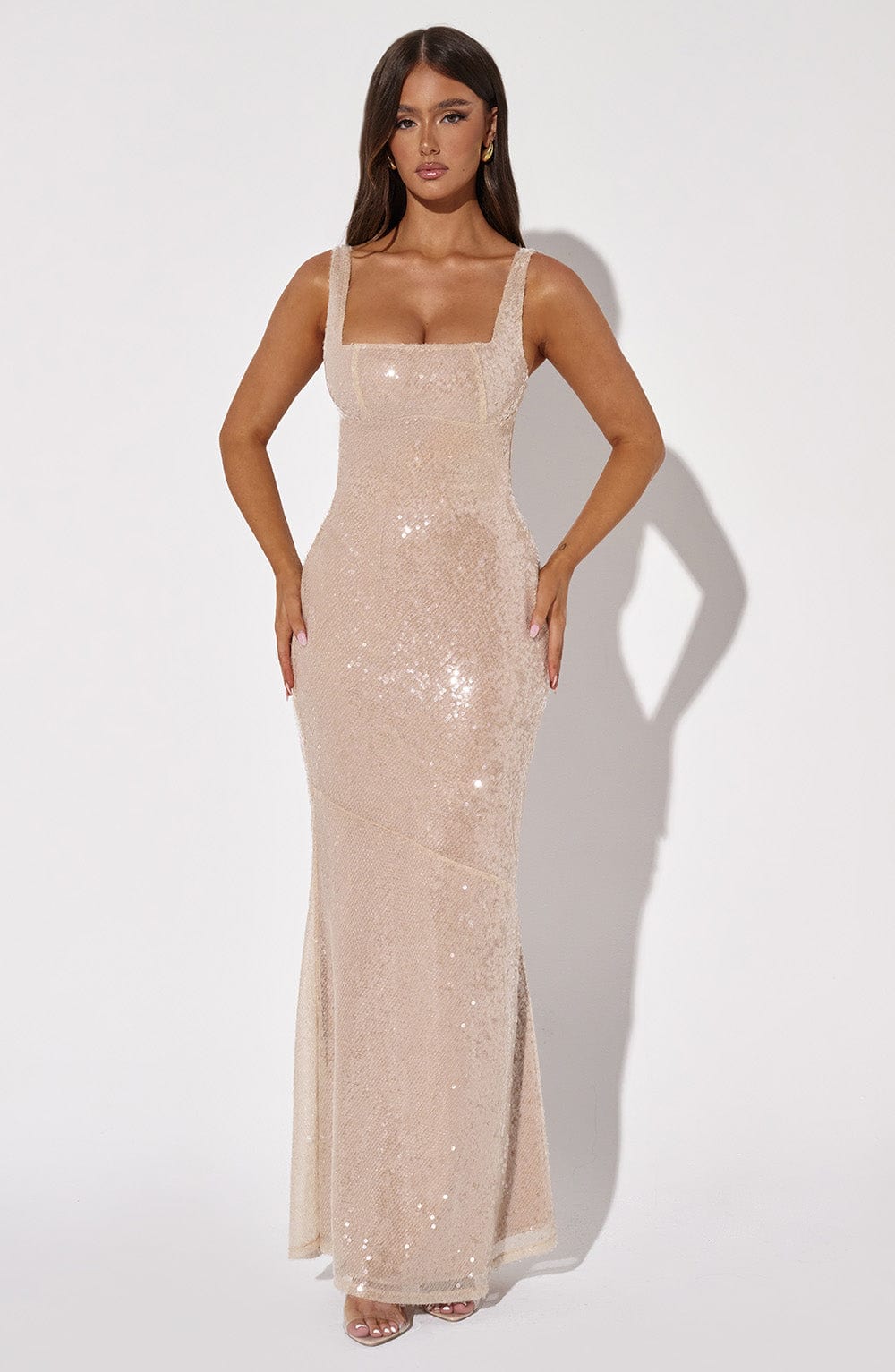 Vestido Maxi Corinne - Nude