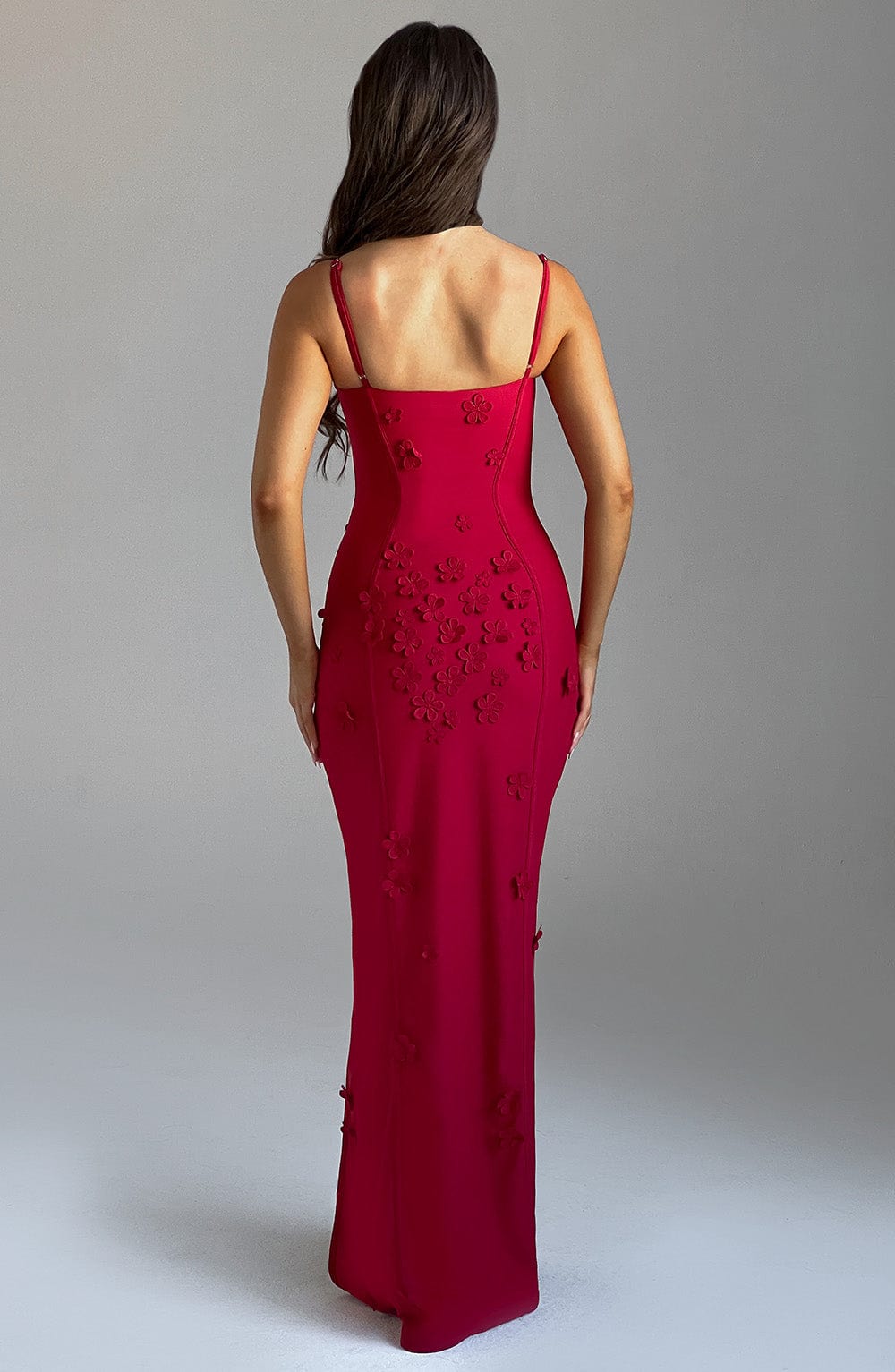 Vestido Maxi Dalary - Forrado Rojo