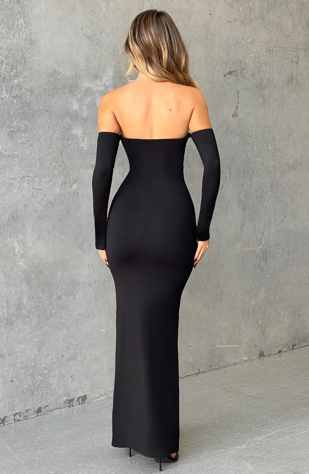 Vestido Maxi Daphne - Negro Azabache