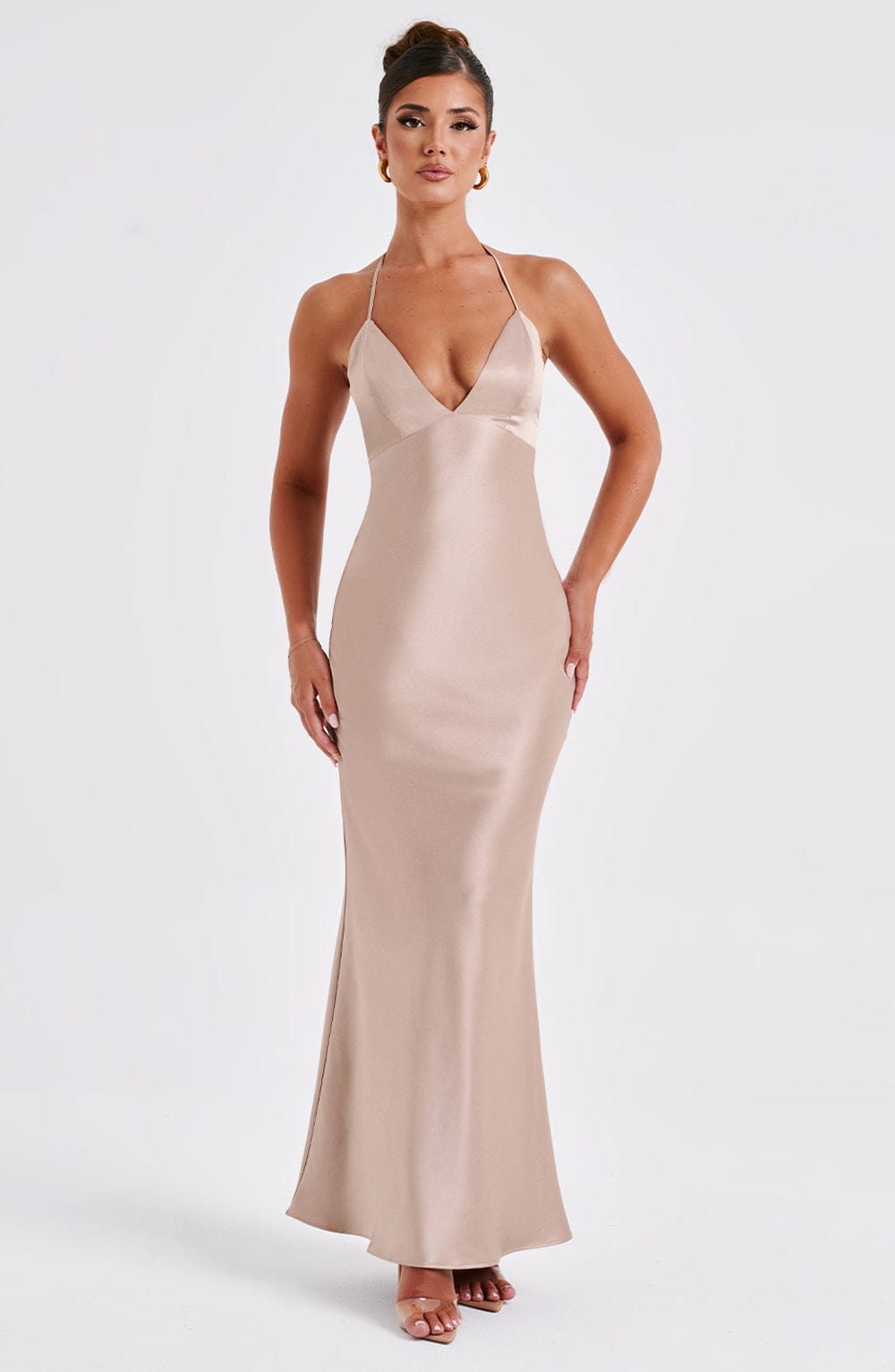 Vestido Maxi Delphine - Champagne