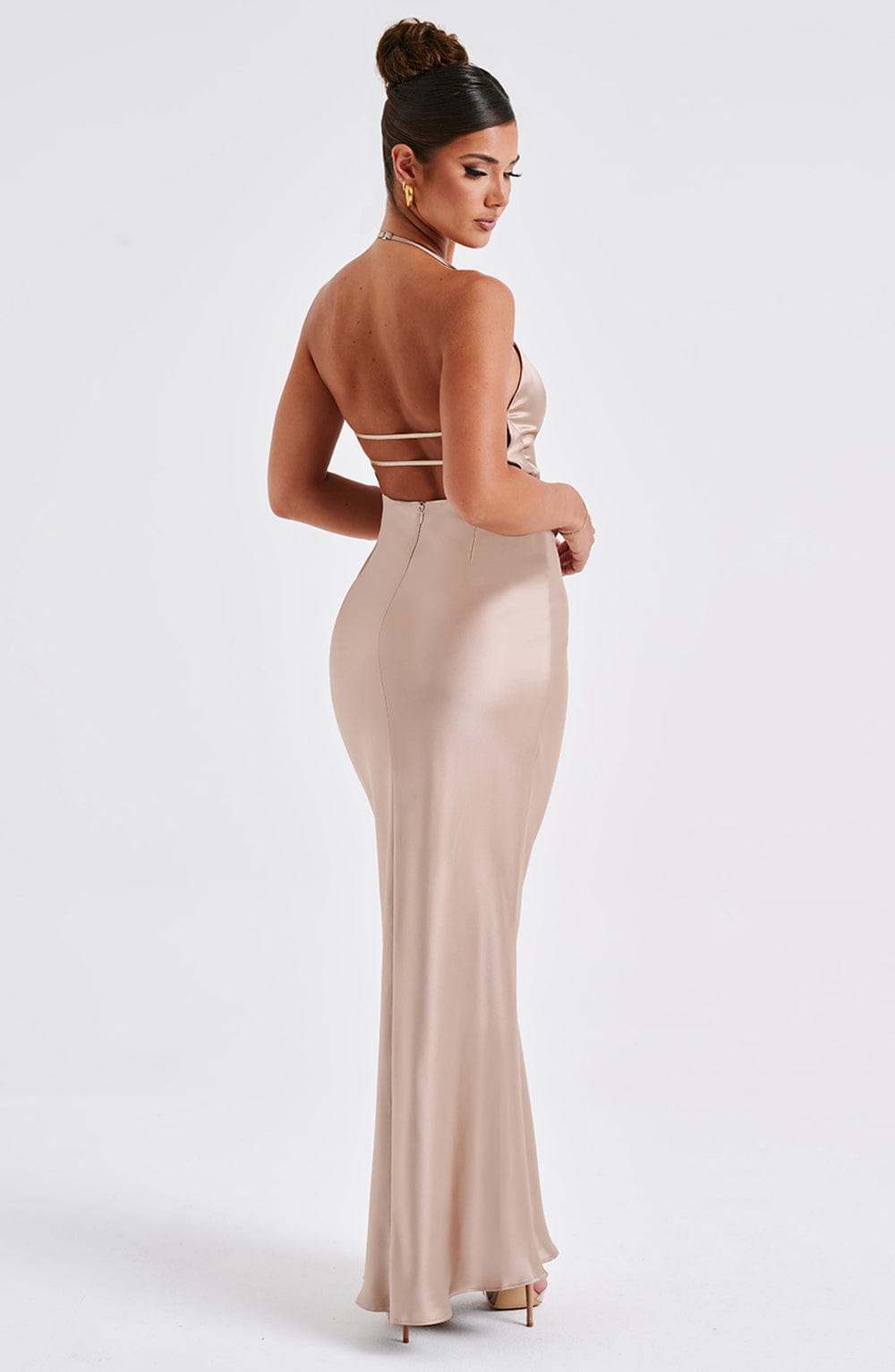 Vestido Maxi Delphine - Champagne