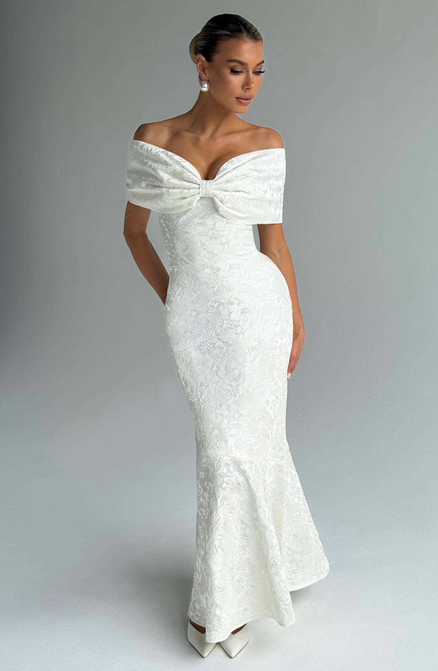 Vestido Maxi Emberly - Marfil