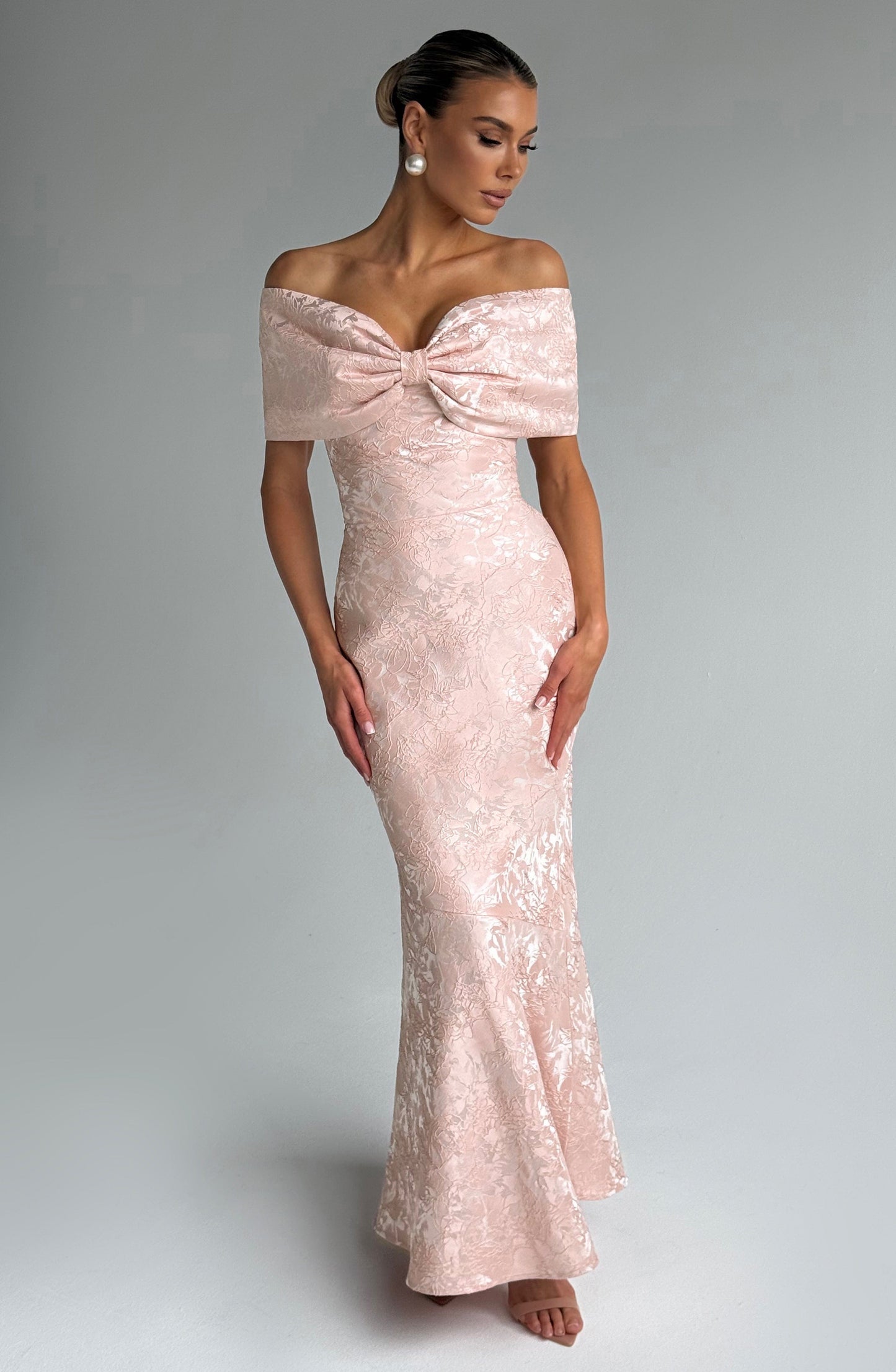 Vestido Maxi Emberly - Durazno Suave