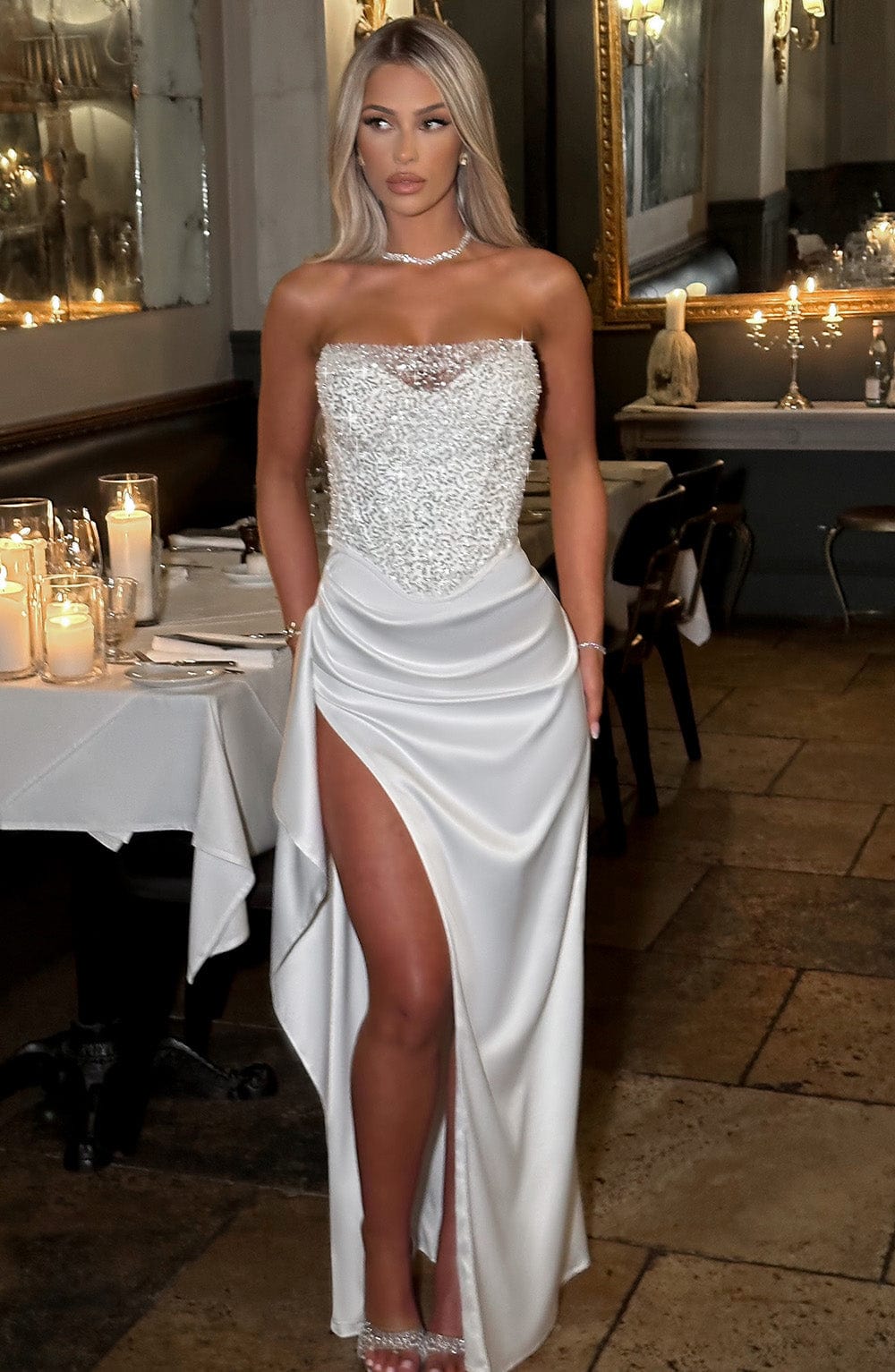 Vestido Maxi Emrielle - Marfil