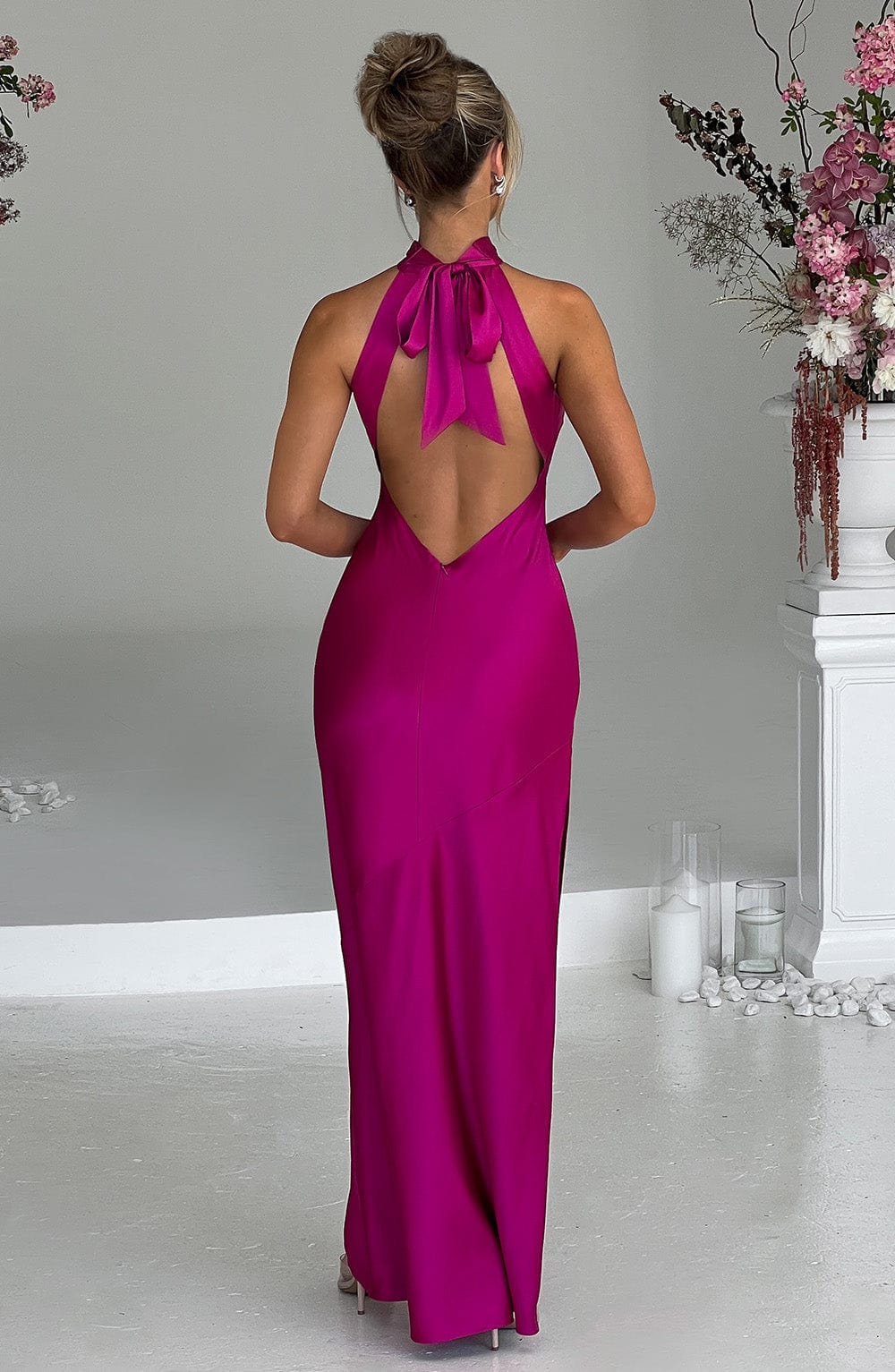 Vestido Maxi Etta - Rosa Fucsia