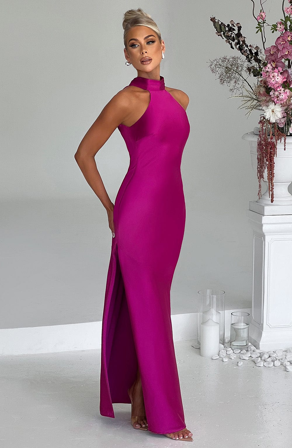 Vestido Maxi Etta - Rosa Fucsia