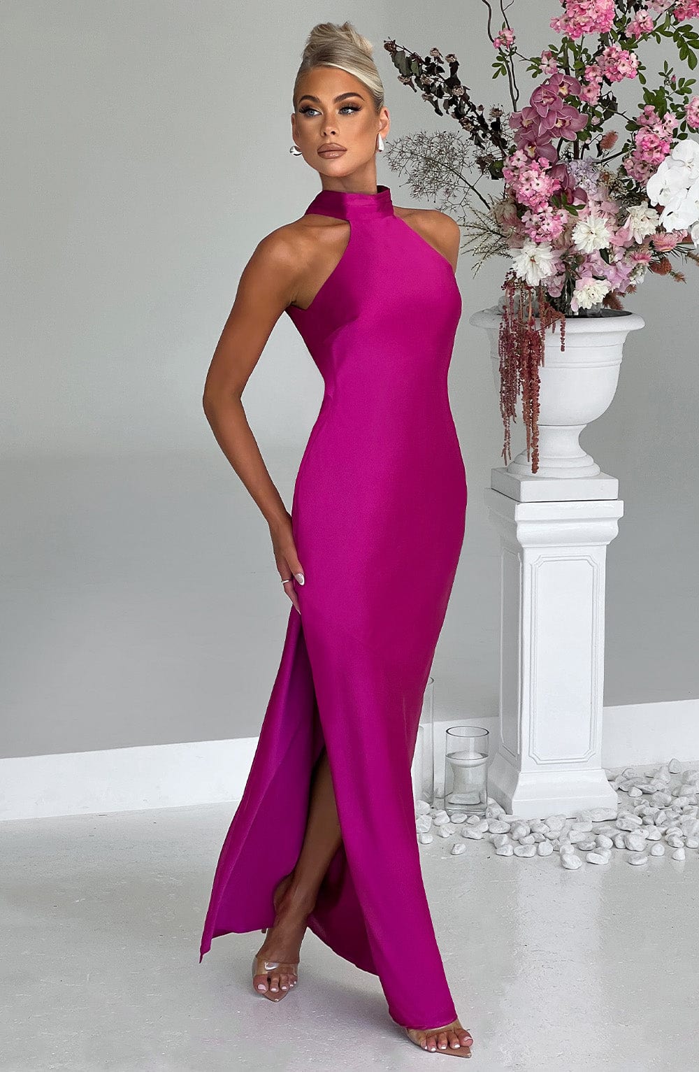 Vestido Maxi Etta - Rosa Fucsia