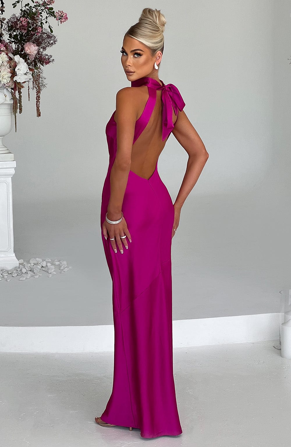 Vestido Maxi Etta - Rosa Fucsia