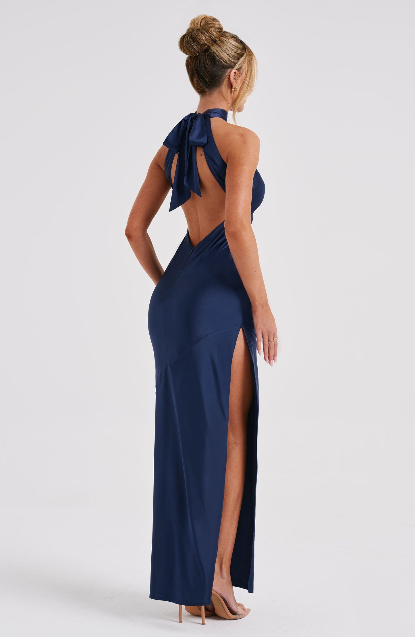 Vestido Maxi Etta - Azul Marino