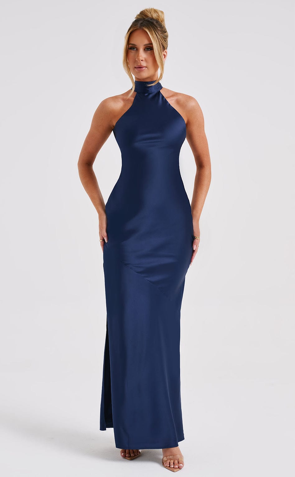 Vestido Maxi Etta - Azul Marino