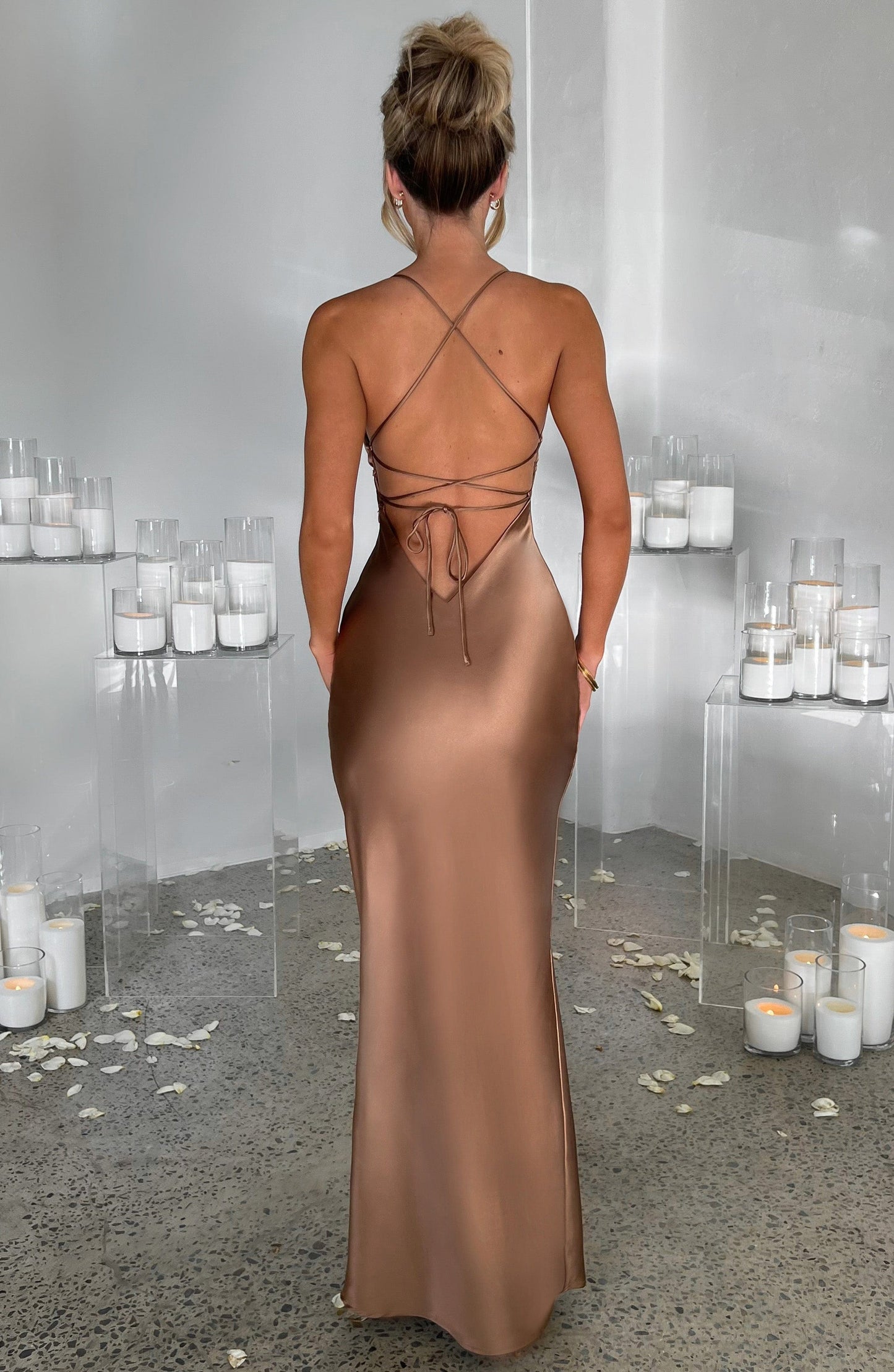 Vestido Maxi Fenty - Chocolate