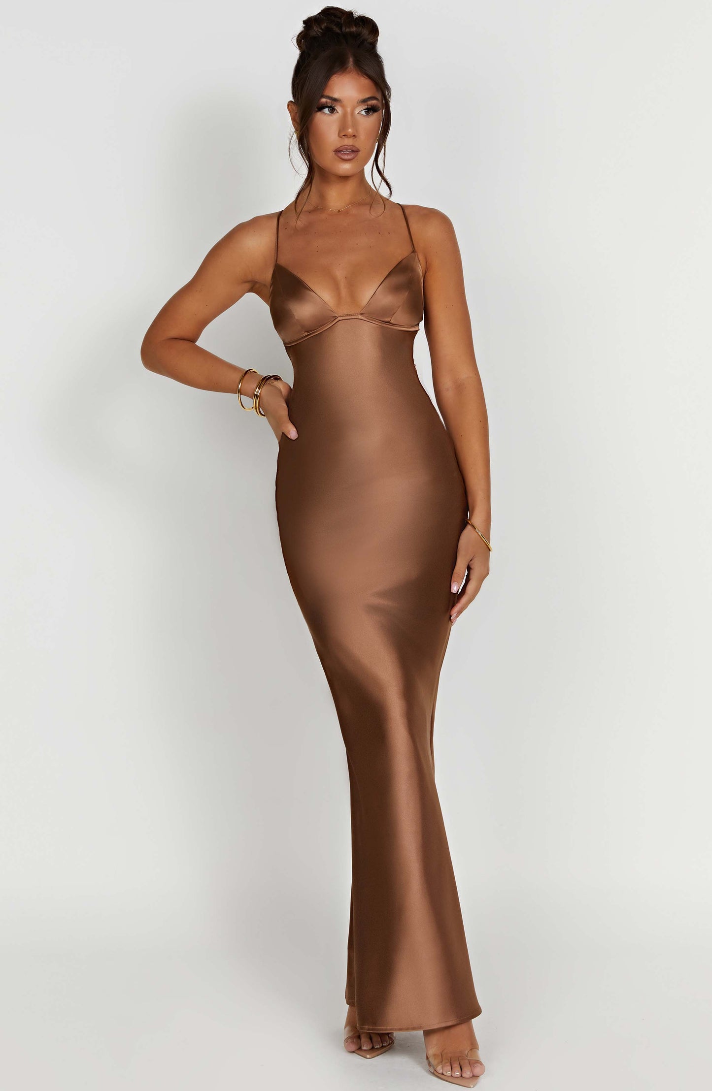 Vestido Maxi Fenty - Chocolate