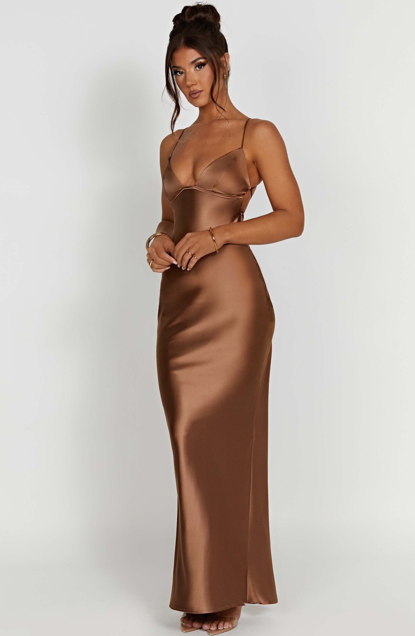 Vestido Maxi Fenty - Chocolate