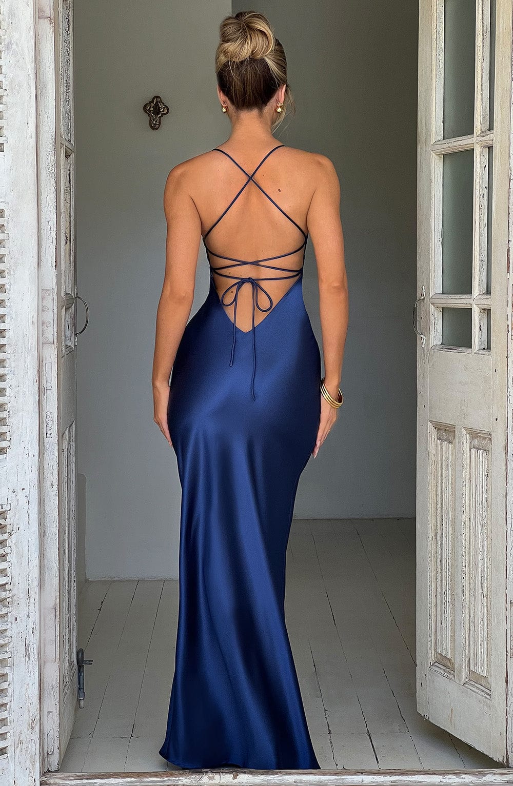 Vestido Maxi Isobel - Azul Marino