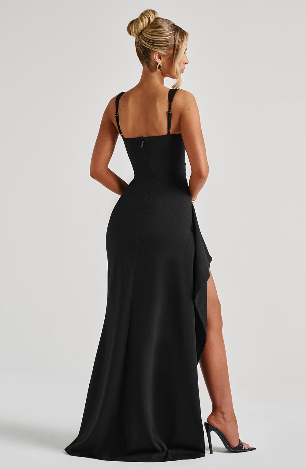 Vestido Maxi Katana - Negro