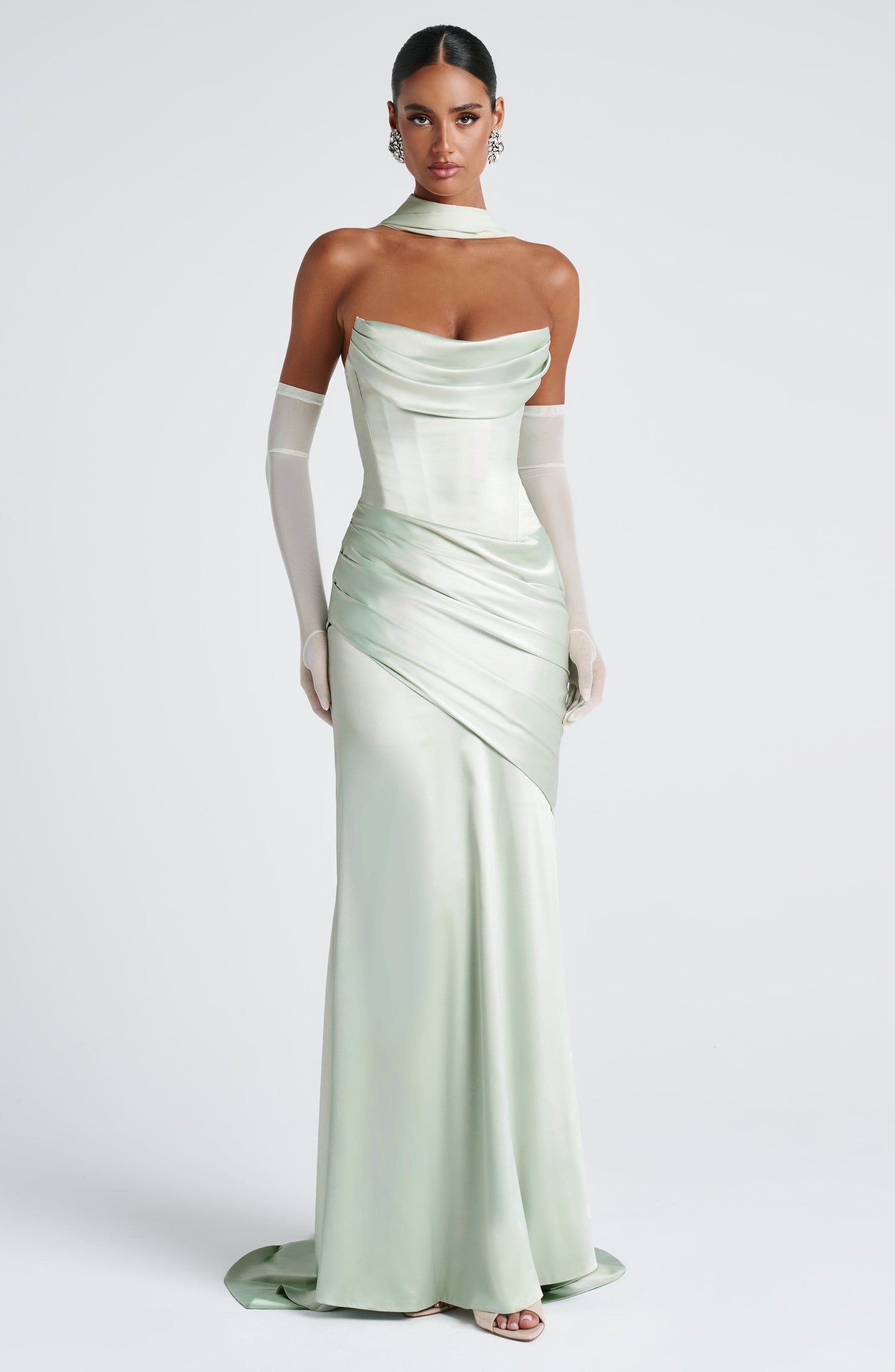 Vestido Maxi Kensington - Menta