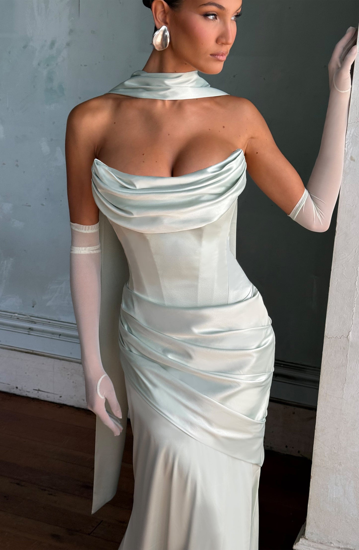 Vestido Maxi Kensington - Menta