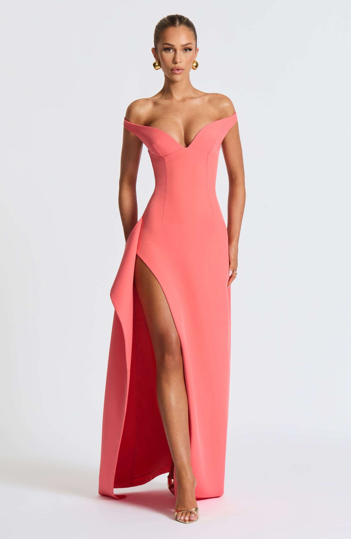 Vestido Maxi Khalesia - Rosa Coral